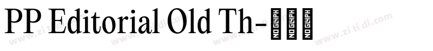 PP Editorial Old Th字体转换